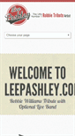 Mobile Screenshot of leepashley.com